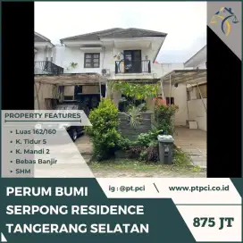 DIJUAL RUMAH DI PERUM BUMI SERPONG RESIDENCE TANGERANG SELATAN CESSIE
