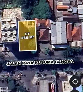 DIJUAL MURAH  TANAH KOMERSIAL RAYA KUSUMA BANGSA SURABAYA PUSAT