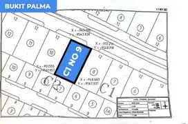 DIJUAL KAVLING BUKIT PALMA CITRALAND ROW double way