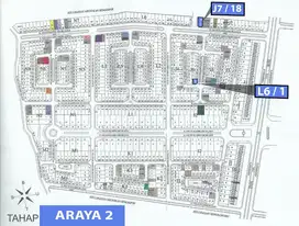 DIJUAL 2 UNIT TANAH ARAYA TAHAP 2  MURAH