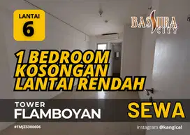 Disewakan 1 Bedroom Kosongan Lantai 6 Tower F Apartemen Bassura City
