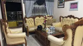 JUAL CEPAT!!Set sofa tamu ukiran jepara