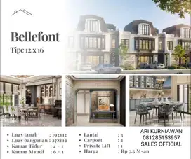 Cluster BELLEFONT SUMMARECON  SERPONG at THE SPRINGS TYPE 8 10 12 mula