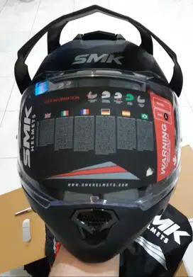 Helm adventure SMK hybrid evo dan intercom Maxto m6s