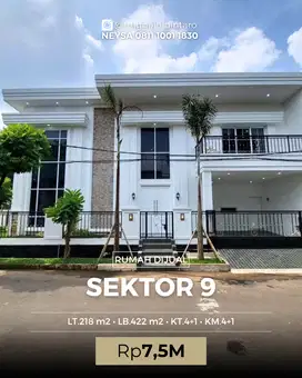 Rumah Brand New Posisi Hoek di Sektor 9 Bintaro Jaya sc10496