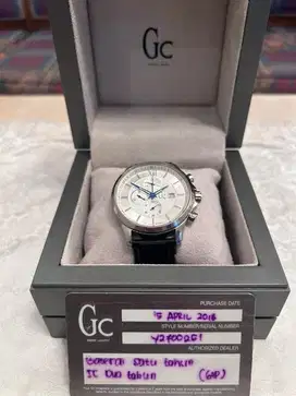 Jam GC Swiss Chronograph Men Watch Fullset mulus dengan kartu garansi