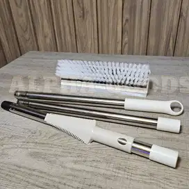 sikat lantai toilet bahan stainless kuat awet merk ALPHA GOODS
