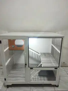 Kandang kucing aluminium
