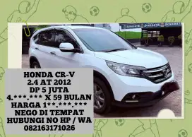 HONDA CR-V 2.4 AT 2012 DP 5 JUTA