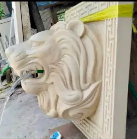 Batu Alam Patung Air Mancur Singa
