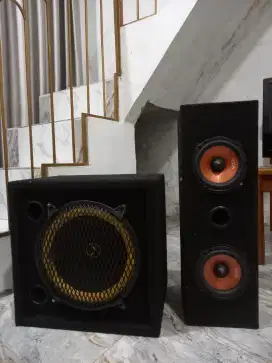 Spiker subwoofer dan spiker vokal