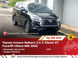 [ WARRANTY ] Toyota Innova Reborn 2.4 V Diesel 2TV AT Hitam 2022/2023