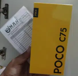 Xiaomi poco c75 ram 6/128 baru