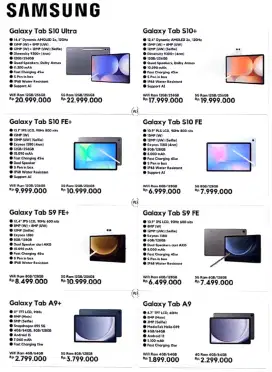 harga mulai dari 1 jutaan