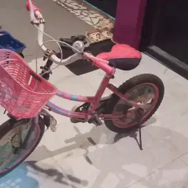 Dijual Sepeda Anak Perempuan – Warna Pink, Roda 12 inch