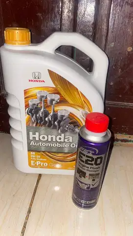 Oli HONDA GOLD 0w-20 4liter free egine flush E20 voltronic