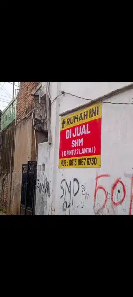 D jual Rmh Kontrakan 10 pintu  2 lantai (SHM)