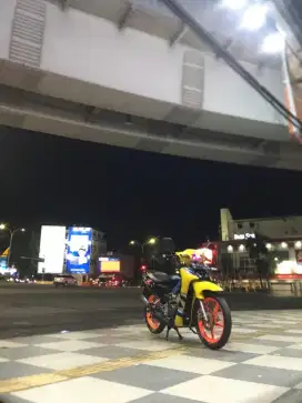 Satria Ru 120 (jet lumba) tidak terlihat garang