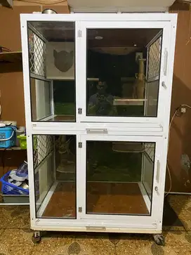 Kandang Kucing alumunium