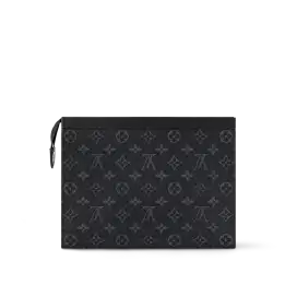 DIJUAL LOUIS VUITTON POCHETTE VOYAGE MM MONOGRAM ECLIPSE ORIGINAL