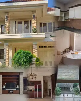 disewakan VBR 2 450m2 2 lantai full furnished