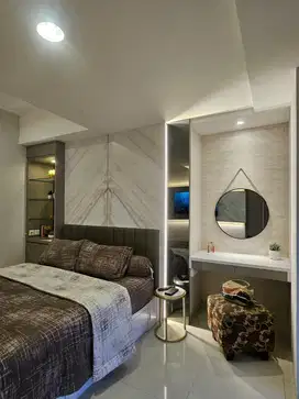 Apartemen 2BR Mansion Kemayoran Jasmine Aurora Interior Design