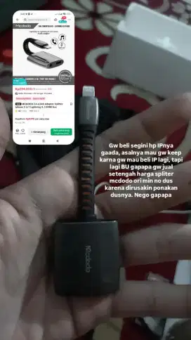 Jual BU soalnya udah gapake IP lagi