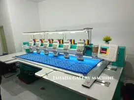 Mesin bordir komputer 6 kepala model flat