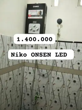 Niko ONSEN LED new water heater gas