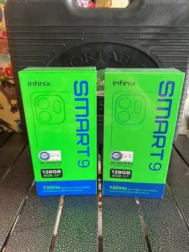 Infinix smart9 4/128 4/64 new gress segelbox