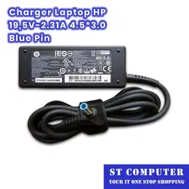 Charger Laptop HP 19,5V-2.31A 4.5*3.0 Blue Pin
