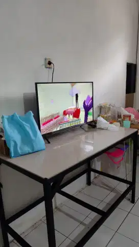MEJA GRANIT FULL BESI KOKOH BERAT LEBAR