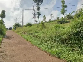 Jual tanah pingir jalan luas 50tmbk srt SHM lokasi ciwidey