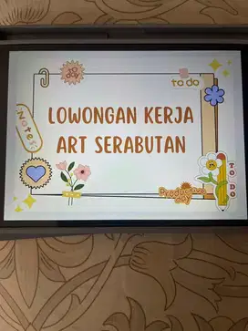 Cari ART SERABUTAN (Baca lengkapnya dgn baik biar ngk banyak bertanya)