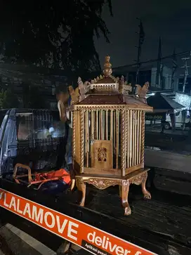 Sangkar atau kandang ayam kayu jati