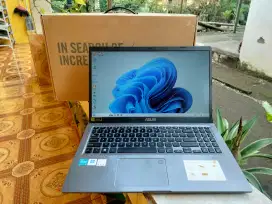 Asus Vivobook Core i3 Gen 11 SSD 512 Keyboard Nyala Fullset Dus