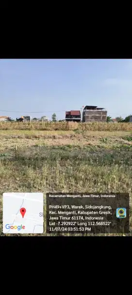 Tanah kavling menganti