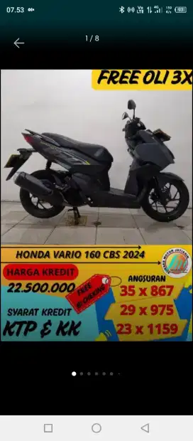 Honda Vario 160 CBS 2024