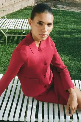 Zara blazer merah size L