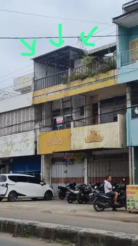 Dijual ruko strategis di pinggir jalan sertifikat SHM