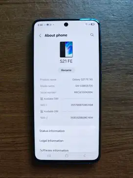 Samsung S21 FE 5G 8/256 tahun 2023