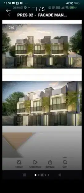 Rumah 3 unit baru selesai