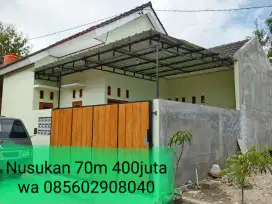 Rumah baru Nusukan murah