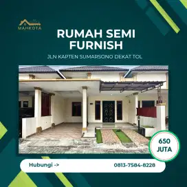 RUMAH SEMI FURNISH JL KAPTEN SUMARSONO