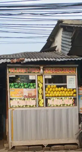 Gerobak Es Jeruk Lemon di Jual