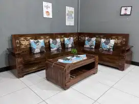Kursi sudut jati