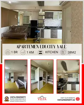 Dijual Apartemen Educity Yale Type 1BR Furnished by Vista Property