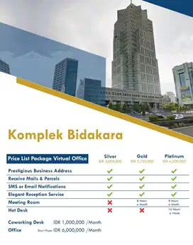PROMO VO ONLY IDR 2.500.000,- / Tahun MENARA BIDAKARA 2