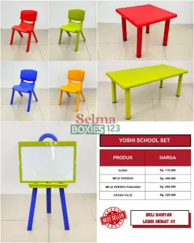 MEJA & KURSI BELAJAR ANAK TK PAUD MURAH