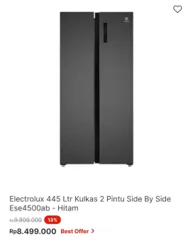 KULKAS ELECTROLUX SBS 445 LITER